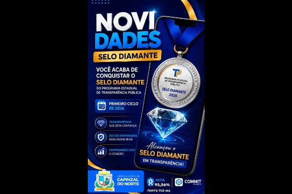 A CÂMARA MUNICIPAL FOI RECONHECIDA COM O SELO DIAMANTE DO PROGRAMANACIONAL DE TRANSPARÊNCIA PÚB...